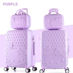 Hello kitty 2 pcs 20"&13"luggage set suitcase carry on